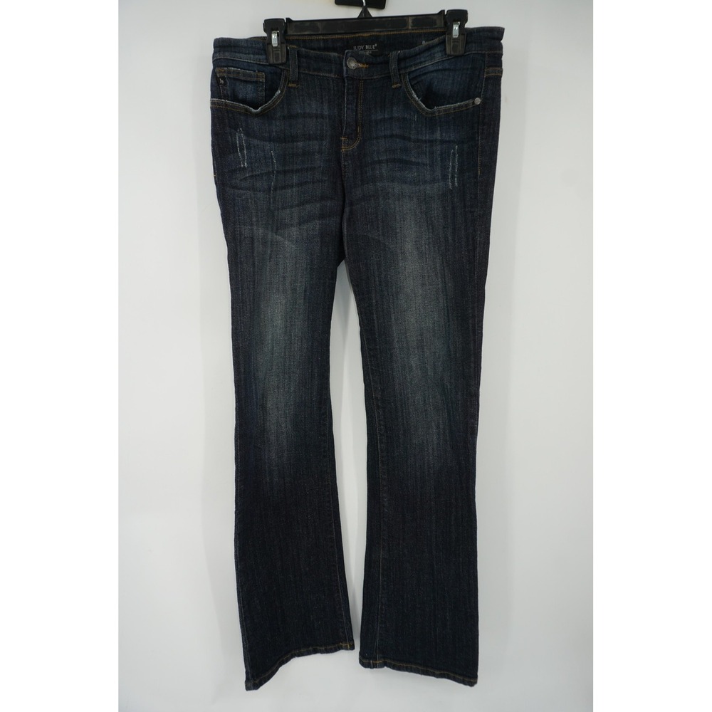 Judy Blue Jeans Blue Dark Wash Bootcut Stretch Denim JB8235DK 13/31 34x32